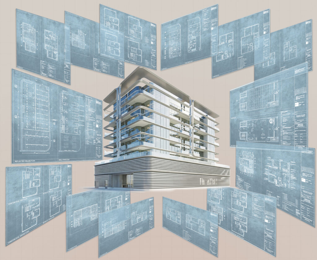 CRYSTAL BAY Technical Detailing 3D model with construction drawings - featured technical detailing work by CAD Group