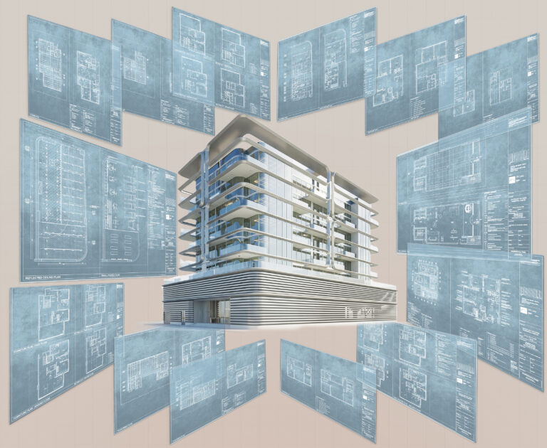 CRYSTAL BAY Technical Detailing 3D model with construction drawings - featured technical detailing work by CAD Group