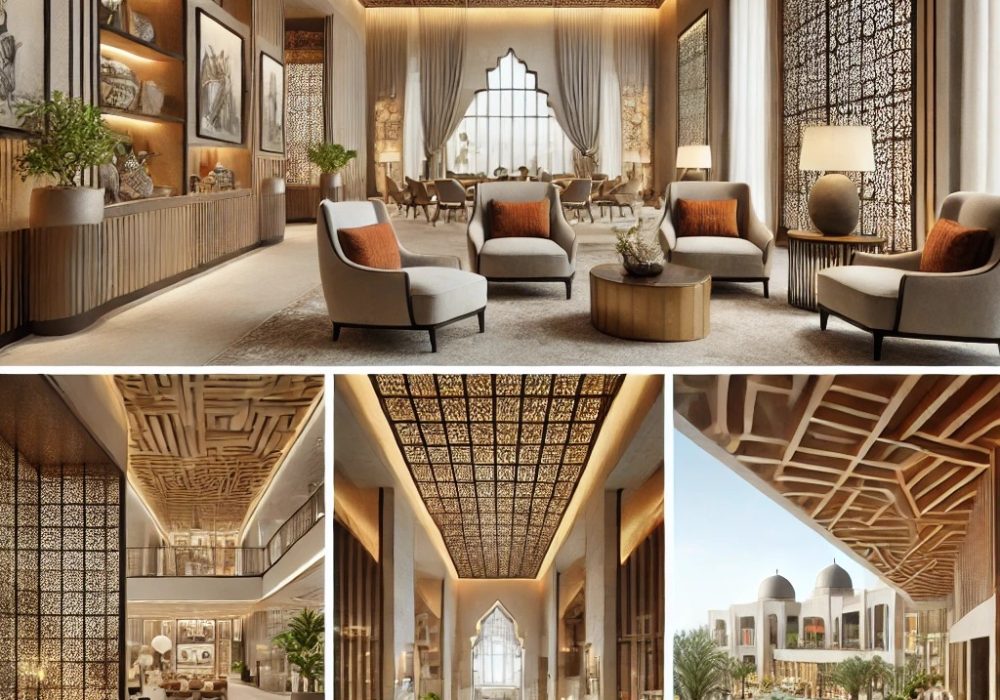 DALL·E 2025-02-21 22.58.37 - 1. A modern and elegant residential living room interior inspired by the Al-Akeela Compound design. The space features wa