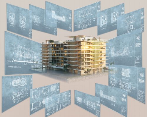 MANTRA technical detailing 3D model with construction drawings - featured technical detailing work by CAD Group